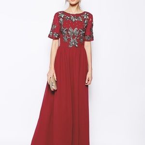 ASOS Embellished T-Shirt Maxi Dress, Size 14